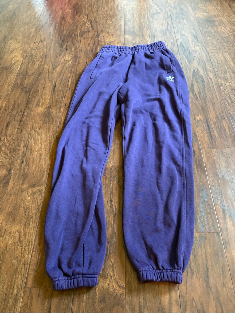 Adidas Women’s Purple Trefoil Sweatpants